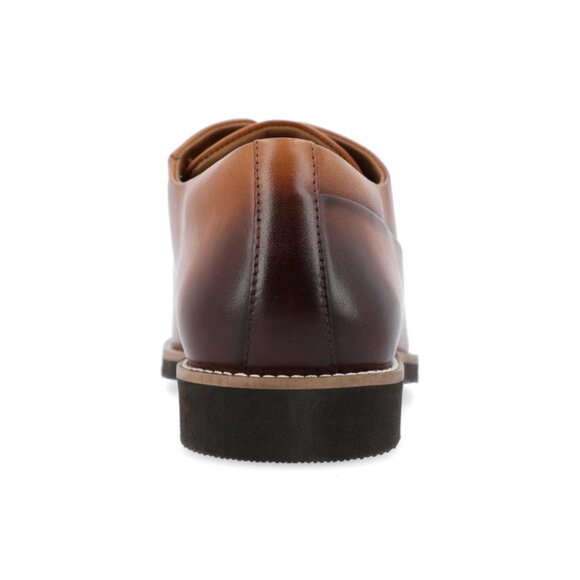 Thomas & Vine Men\'s Odin Cognac Leather Oxfords Dress Shoes